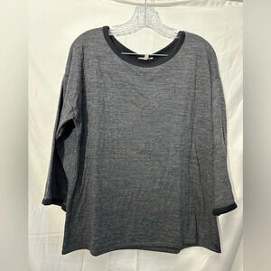 Wilfred Free Aritzia Jersey Knit Tee Size Medium Heather Gray